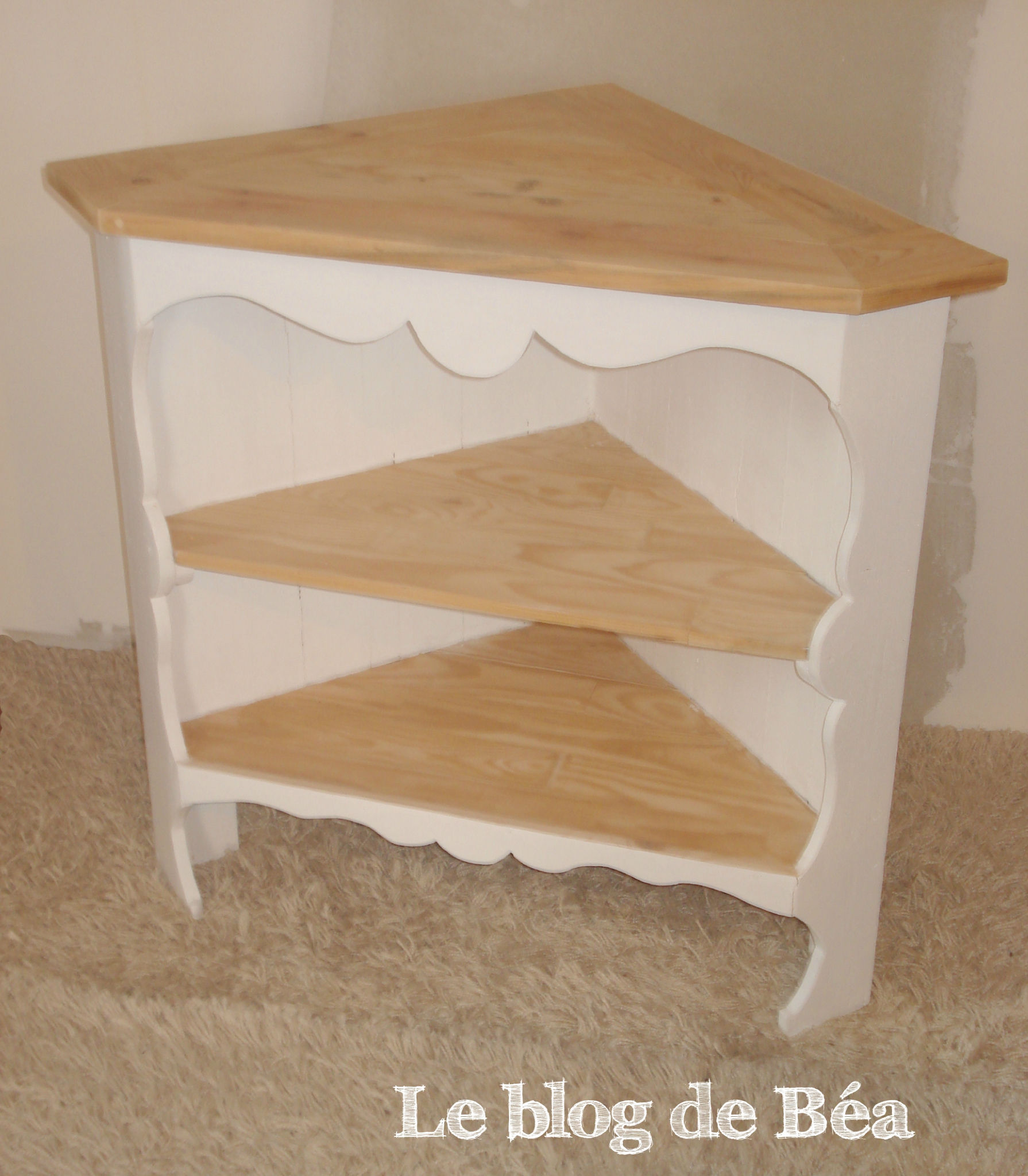 Meuble d'angle en palette