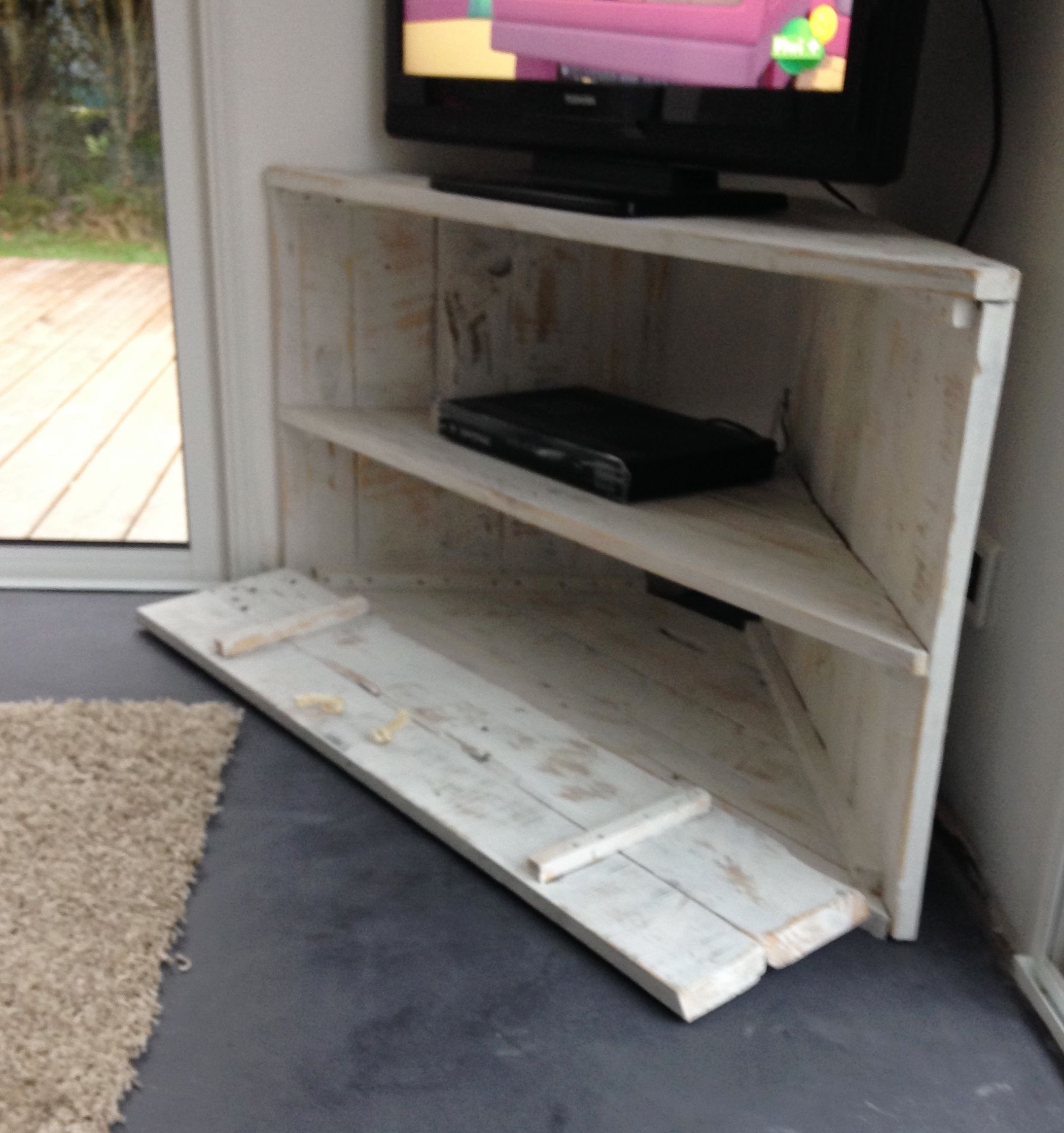 Relooker un meuble tv d'angle