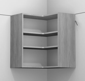 Meuble haut cuisine d'angle