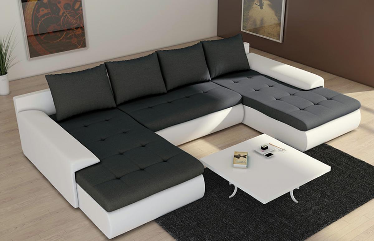 Meuble dangle noir et blanc