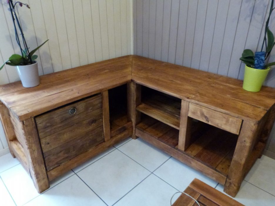 Créer un meuble tv d'angle
