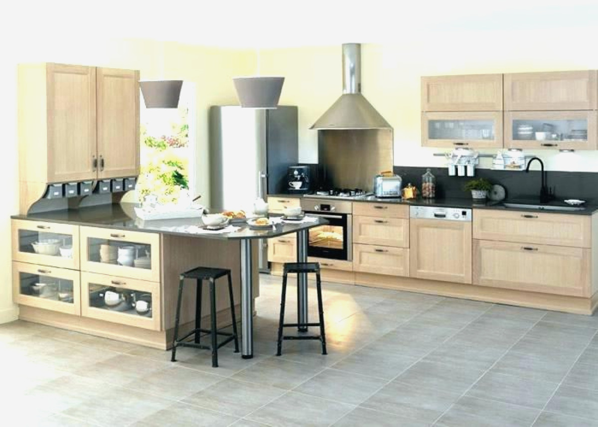 Meuble haut cuisine chene blanchi