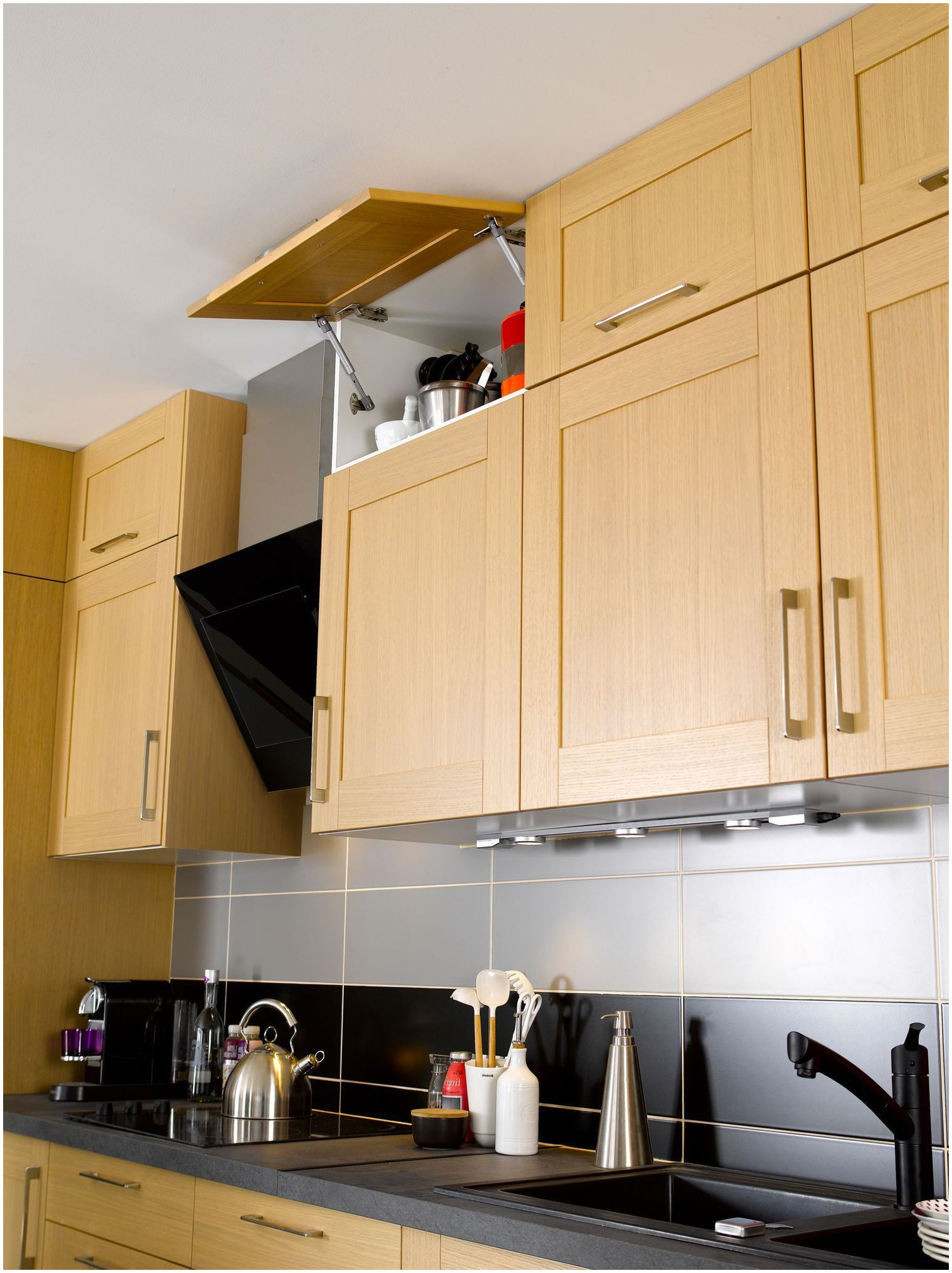 Meuble haut cuisine rouge leroy merlin