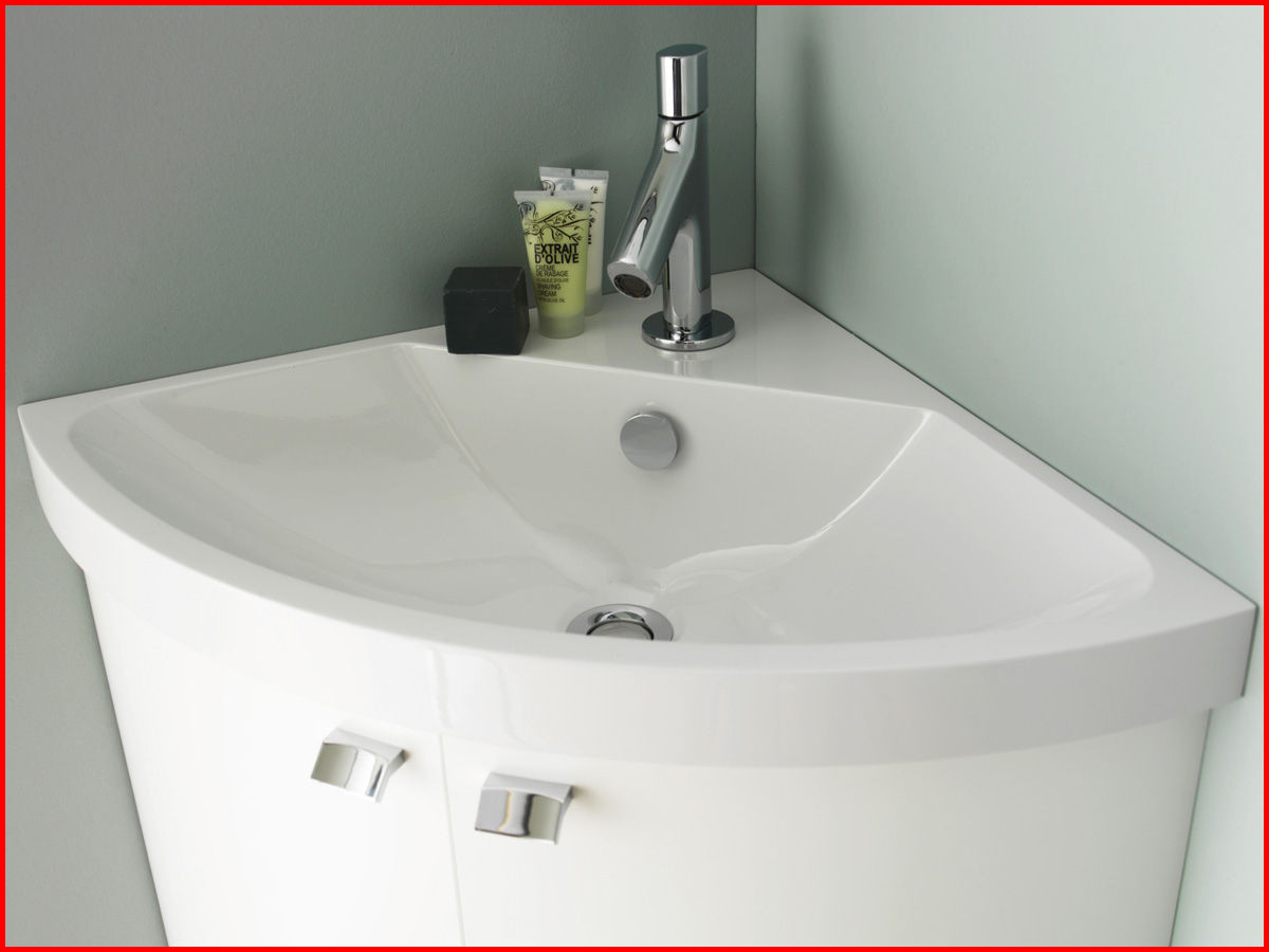 Lavabo et meuble d'angle salle de bain