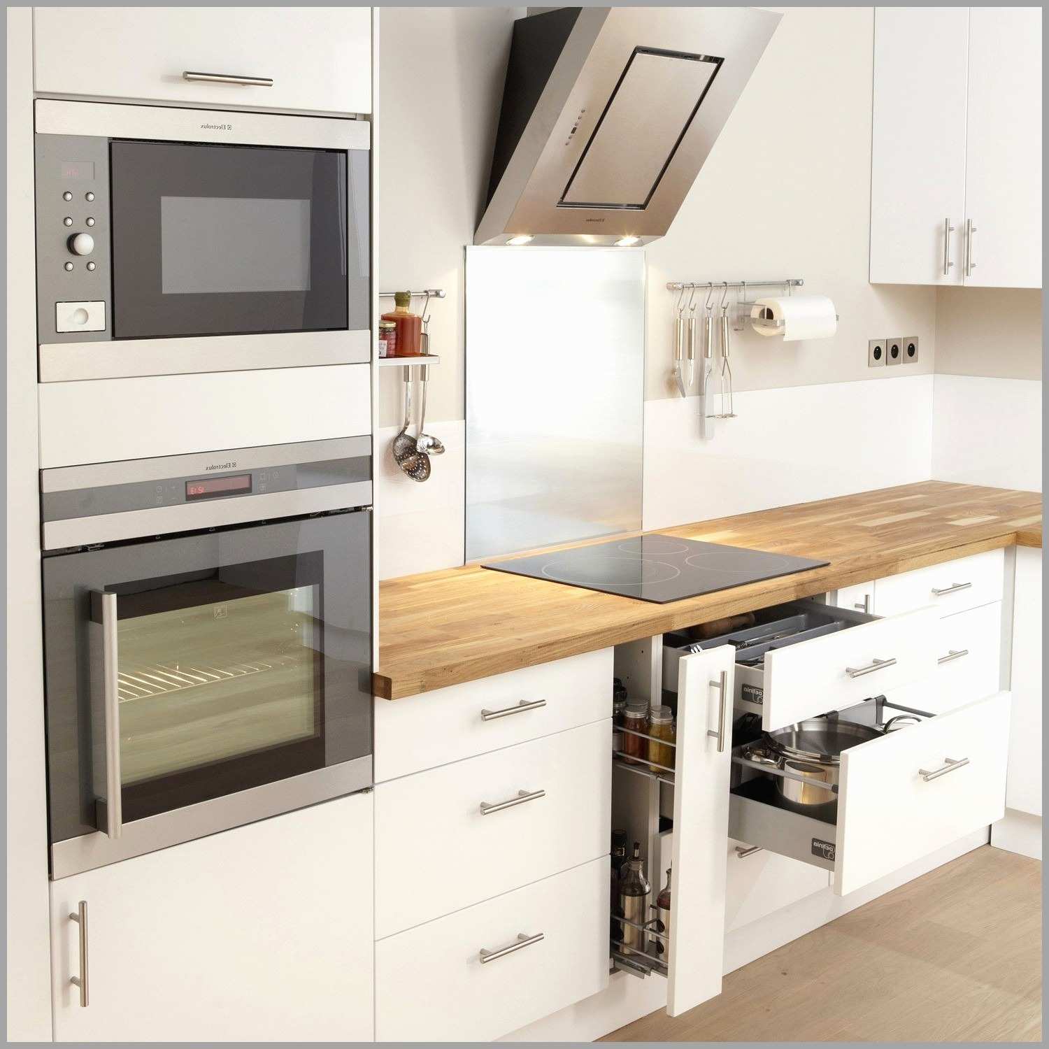 Meuble haut cuisine teck