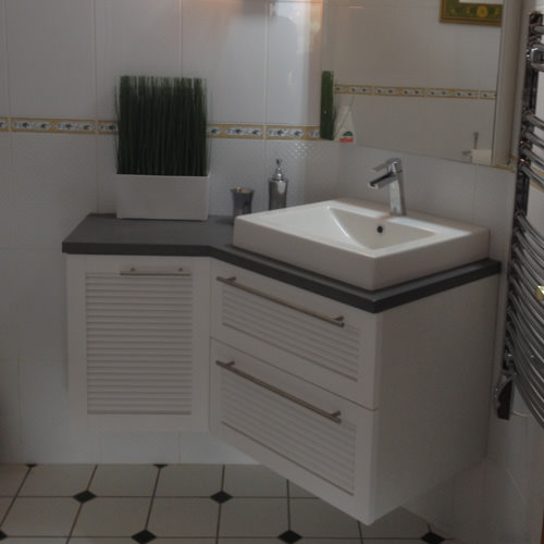 Meuble d'angle sdb