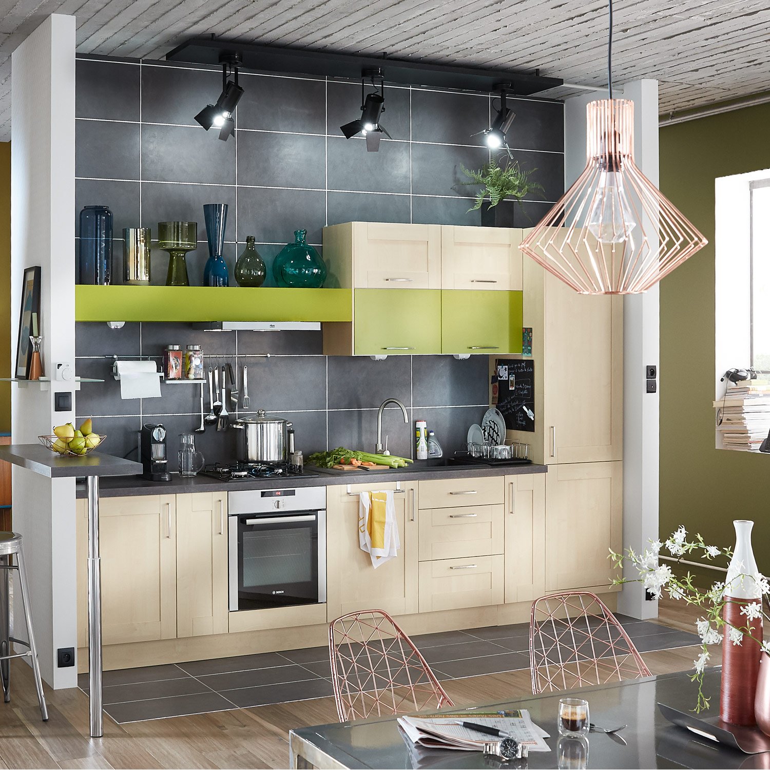 Meuble haut cuisine delinia leroy merlin