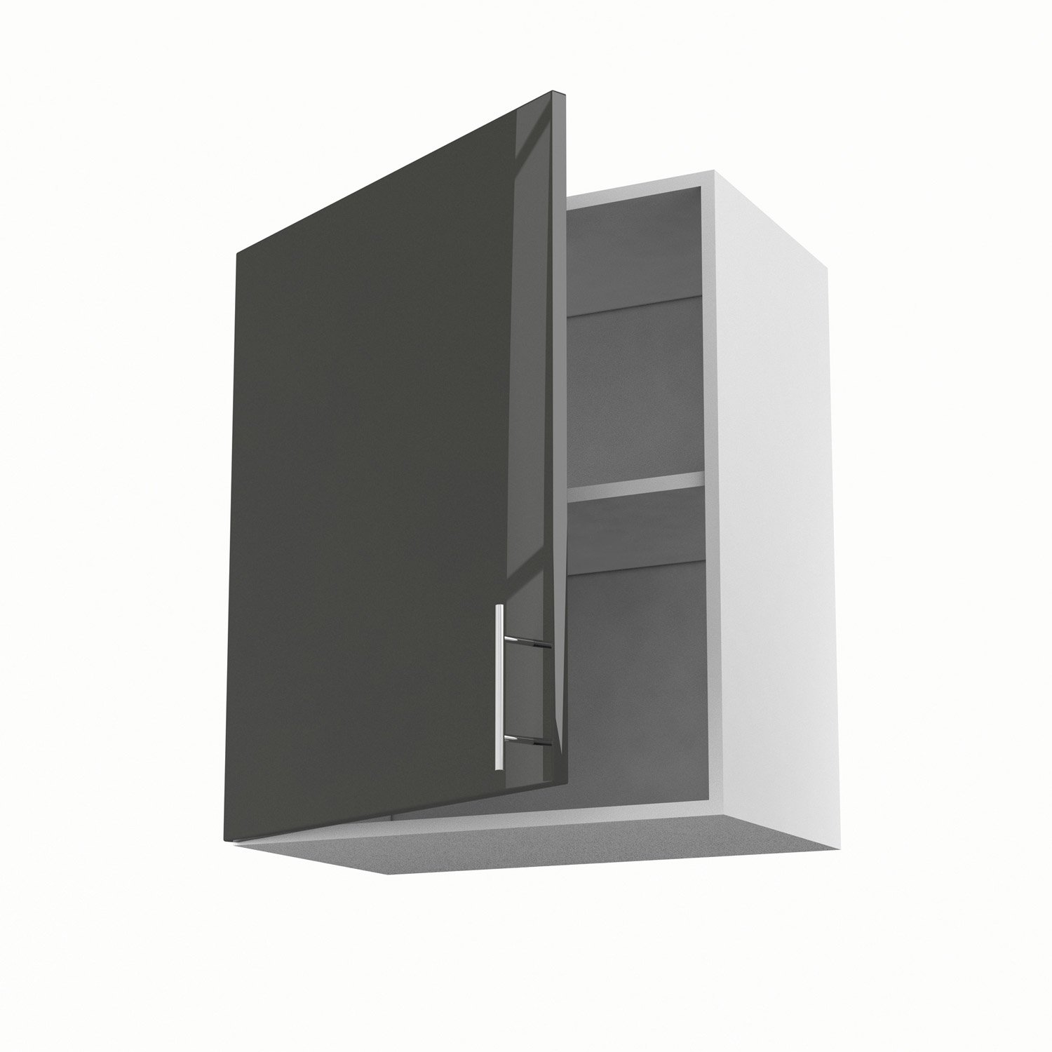 Meuble haut wc gris