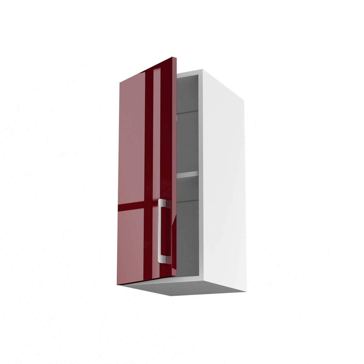 Meuble haut rouge