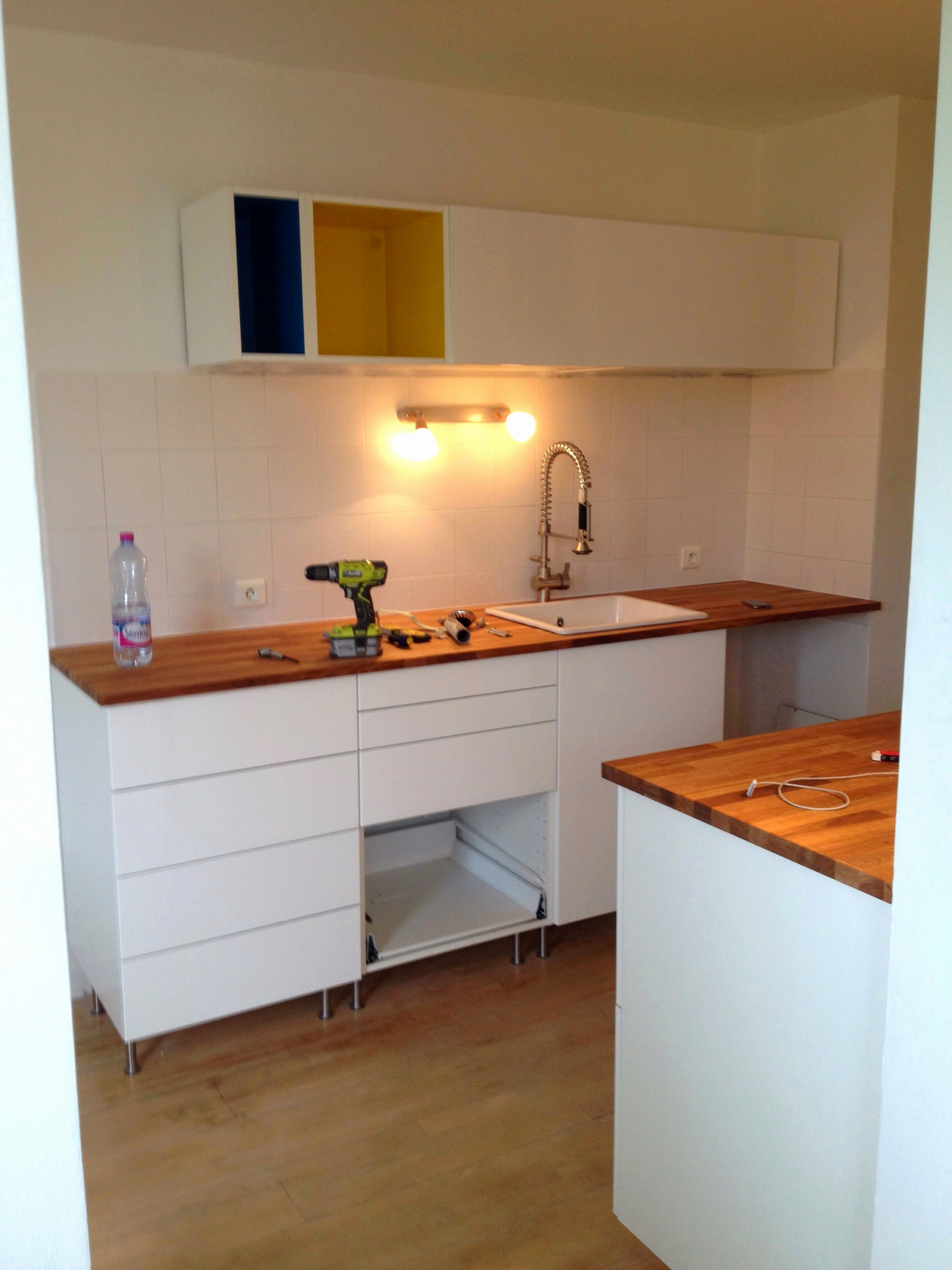 Meuble d'angle cuisine ikea faktum