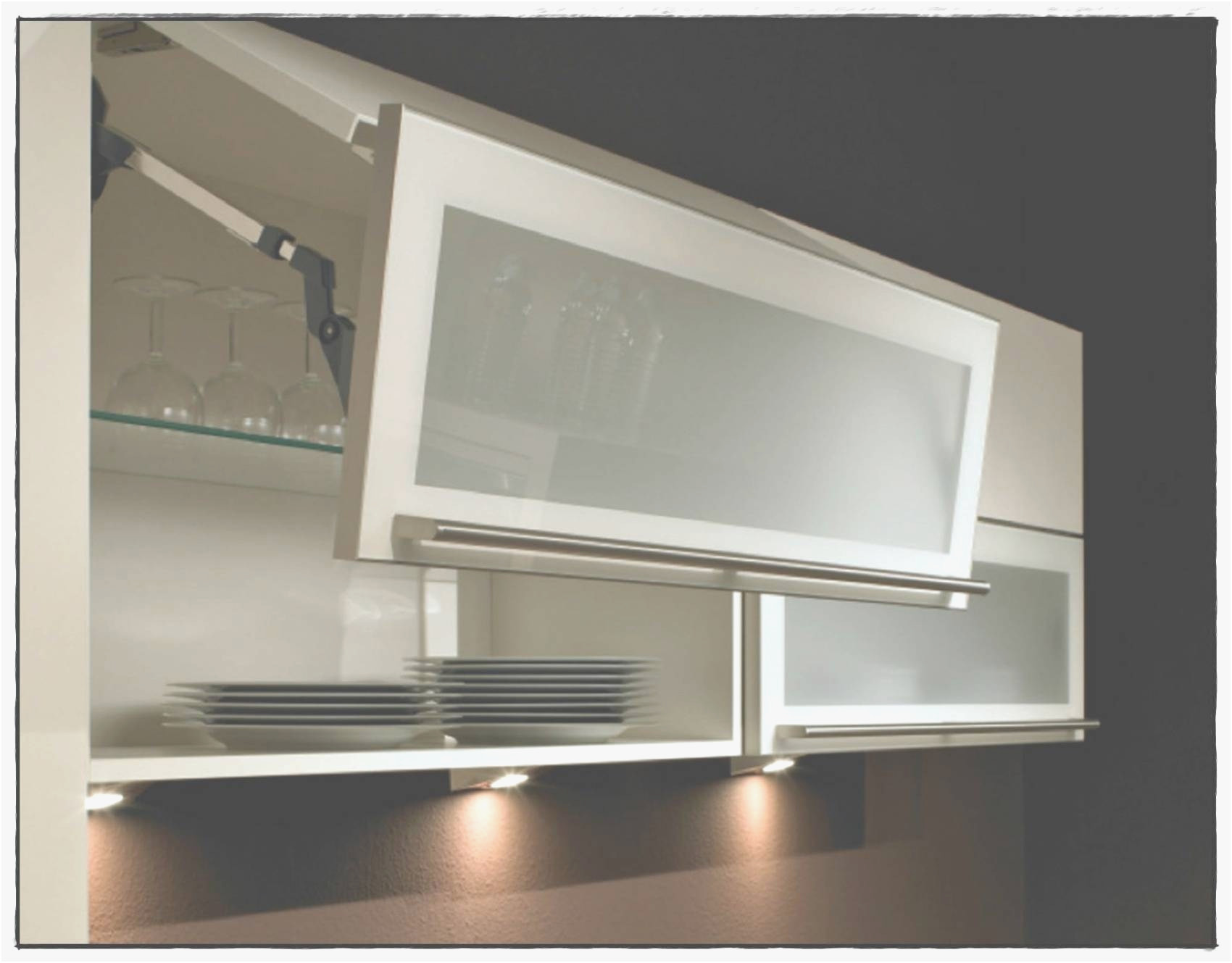 Meuble haut vitrine cuisine
