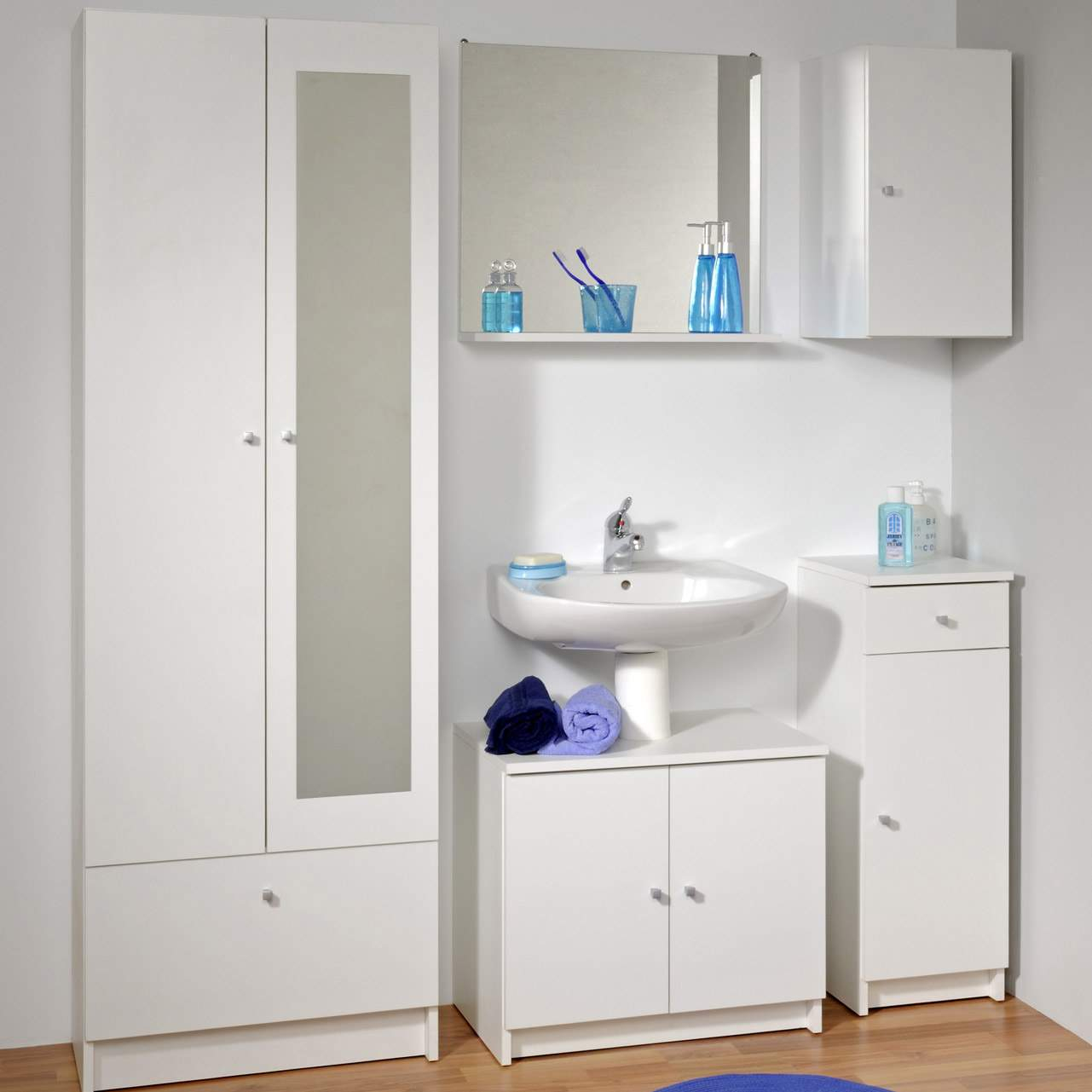 Meuble haut avec miroir pour salle de bain