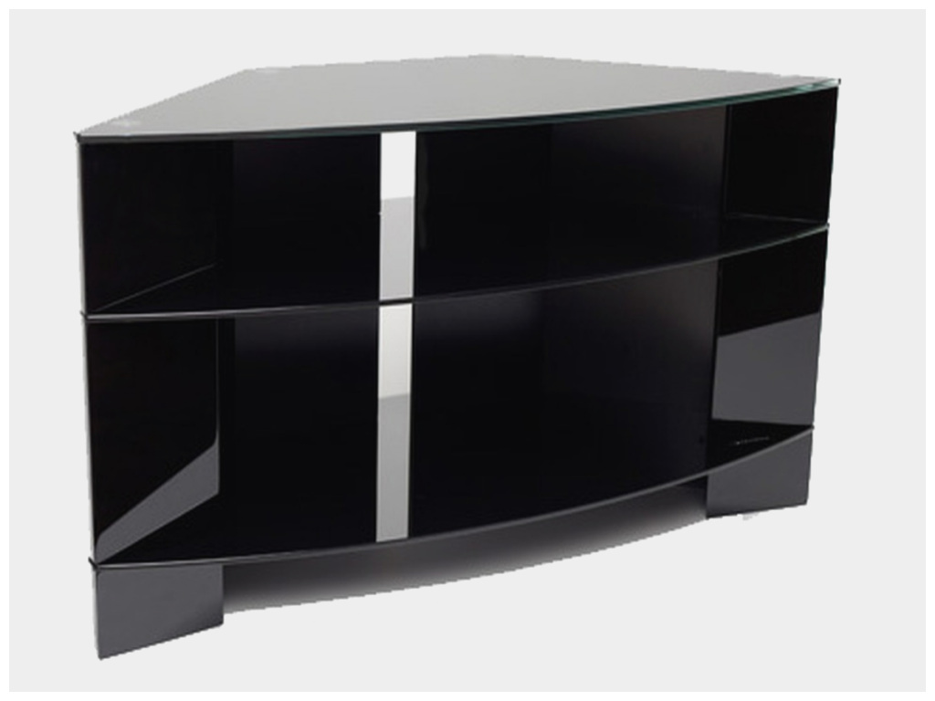 Meuble tv d'angle noir