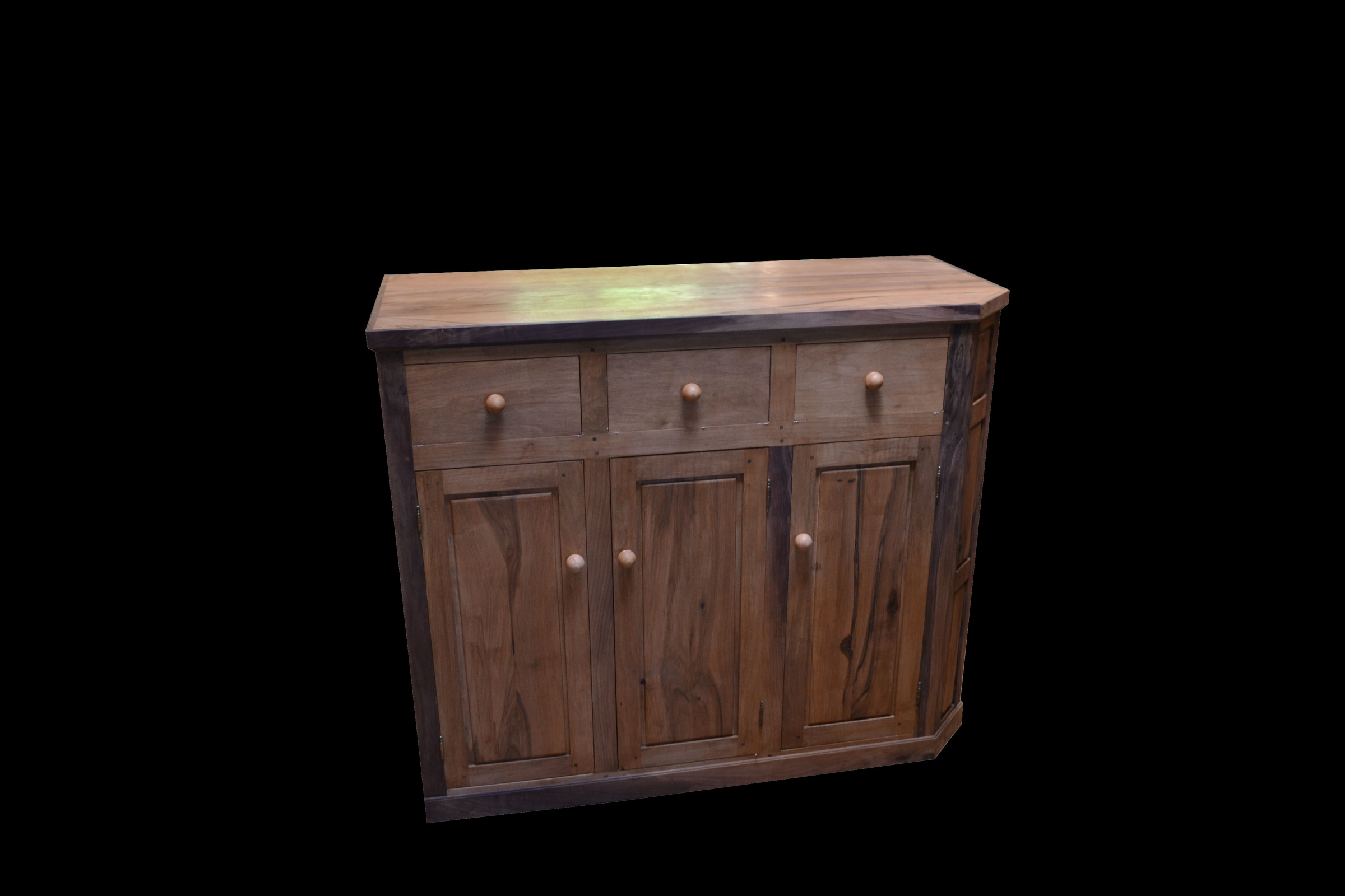 Meuble d'angle noyer