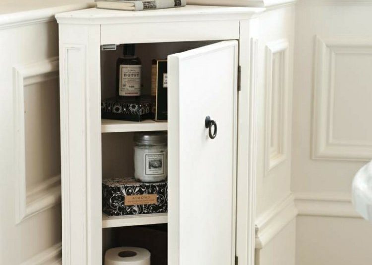 Petit meuble d'angle pour salon