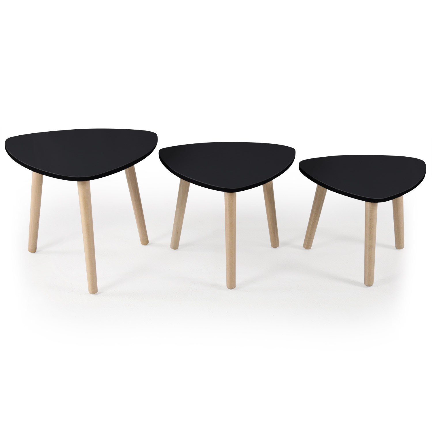 Lot table gigogne scandinave