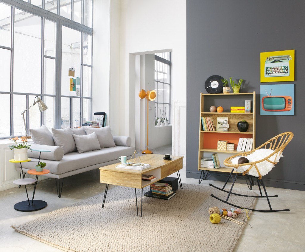 Salon style scandinave maison du monde