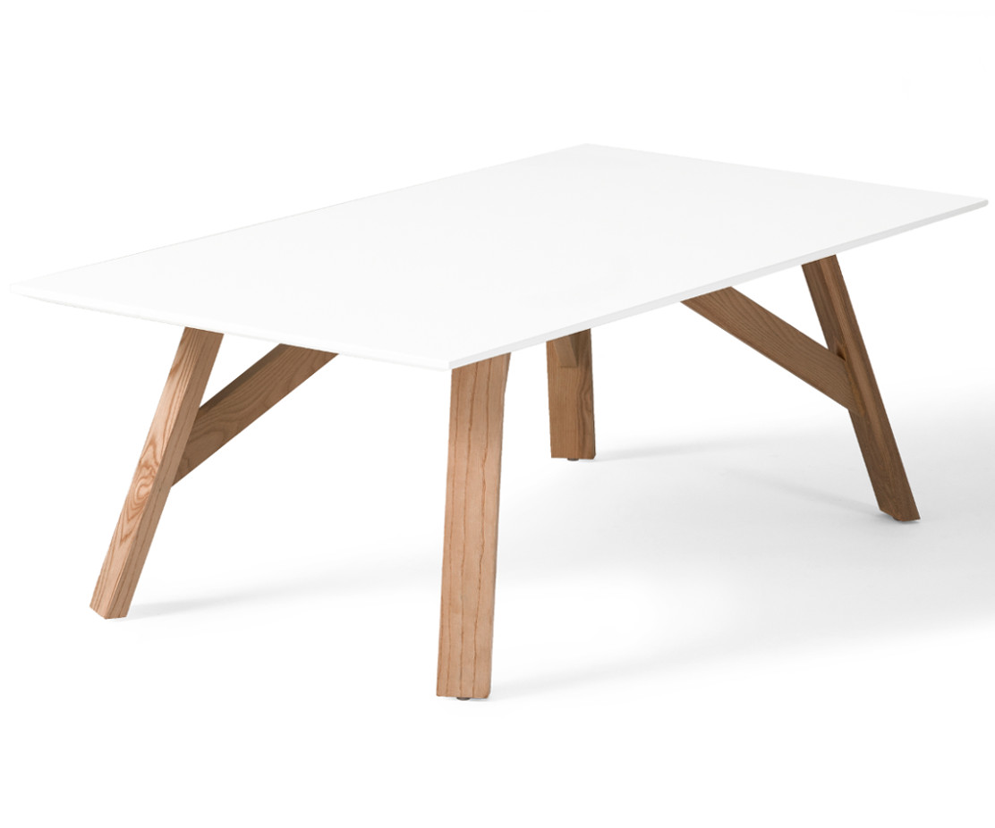 Table basse scandinave frene