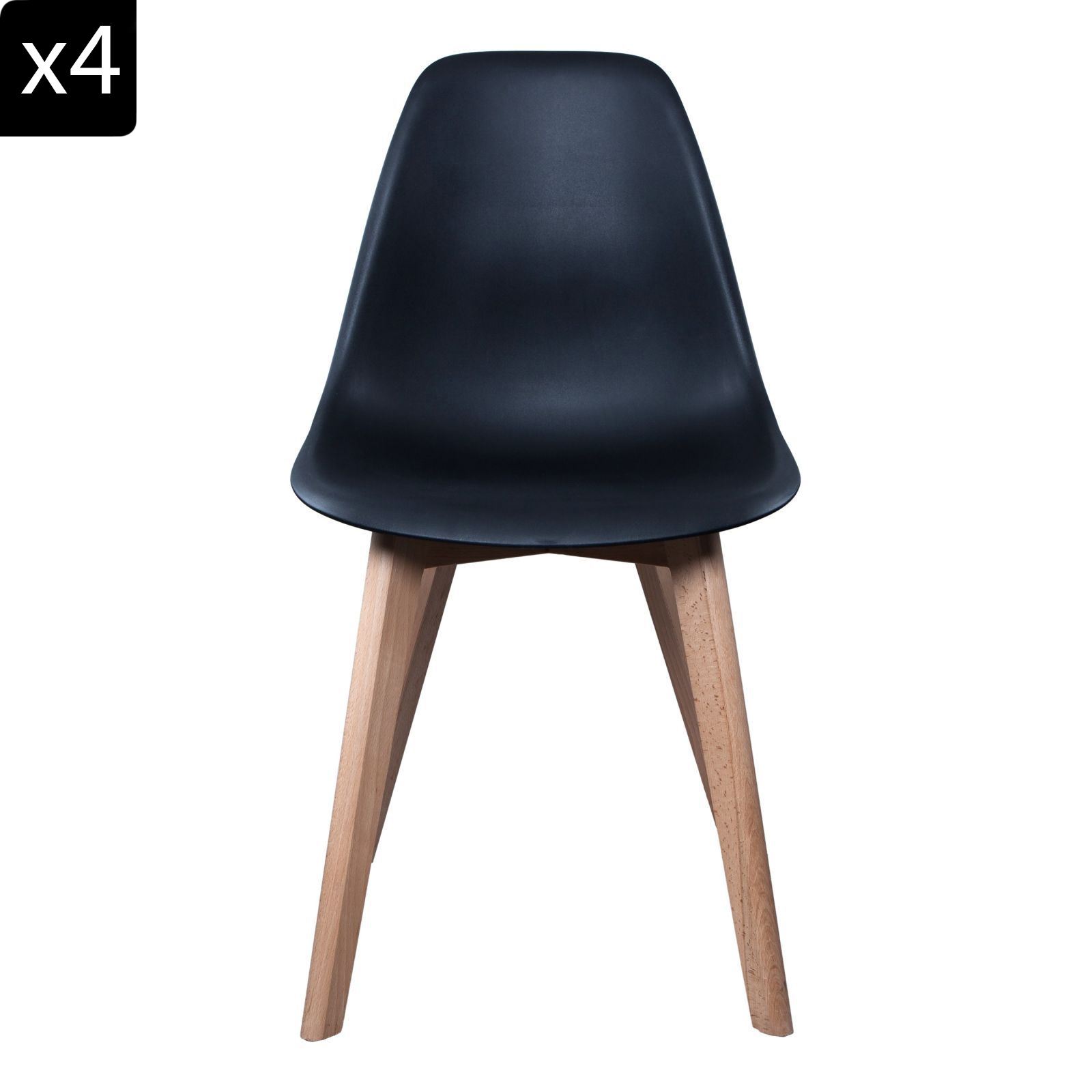 4 chaise scandinave