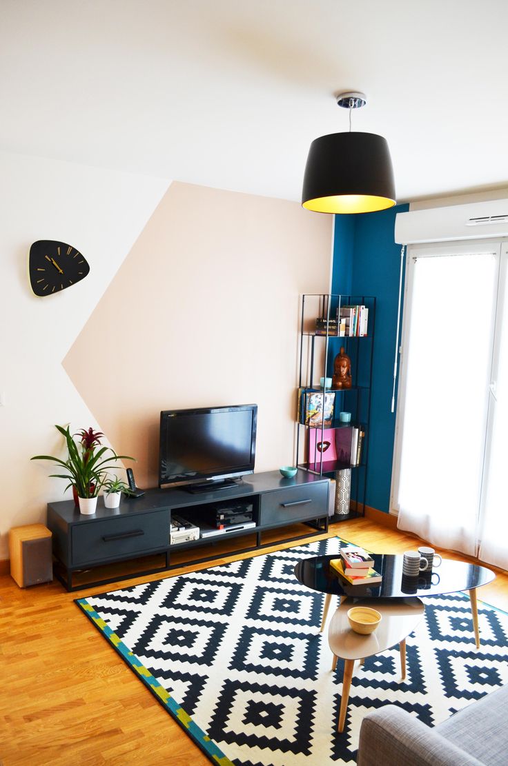 Salon scandinave graphique
