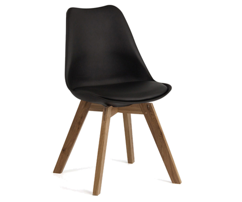 Chaise design scandinave jaune scandy