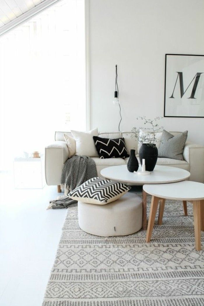 Quelle couleur pour salon scandinave