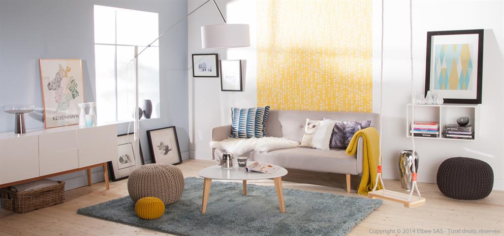 Salon complet style scandinave