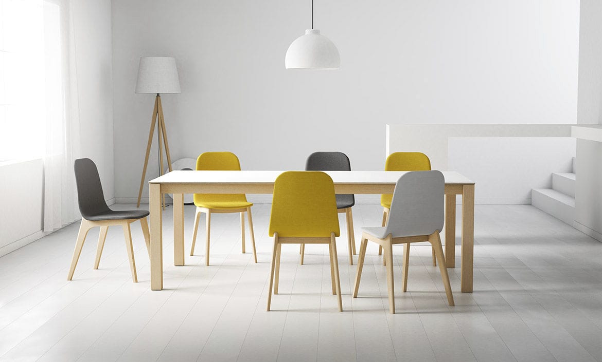 Chaise de salle a manger scandinave