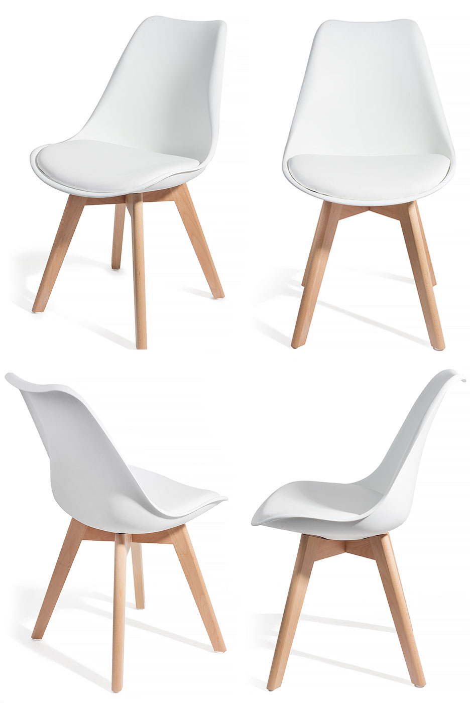 Ensemble table et chaise salle a manger scandinave