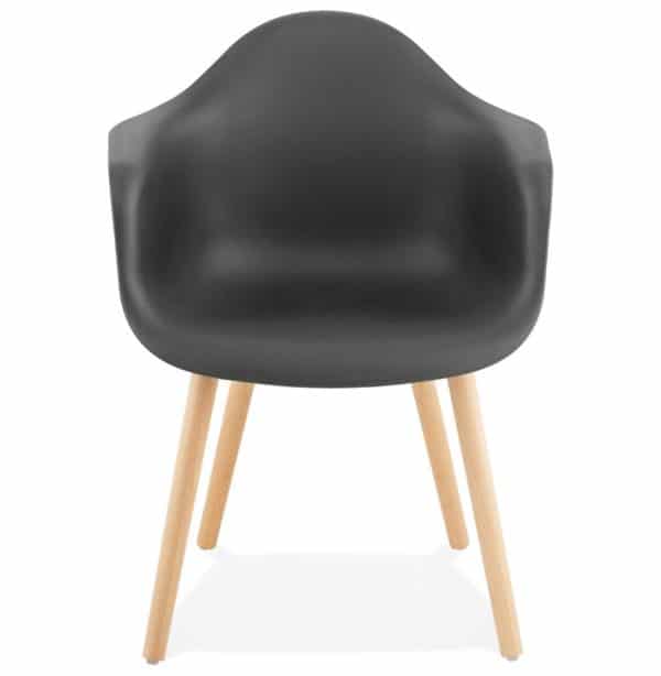 Chaise avec accoudoir style scandinave