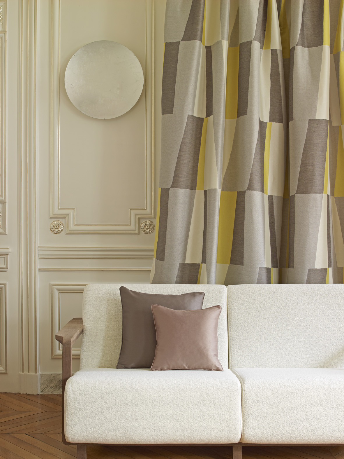 Rideaux pour salon scandinave