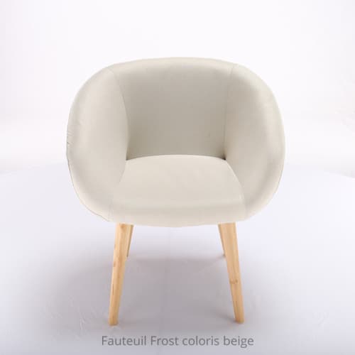 Chaise / fauteuil style scandinave frost gris foncé