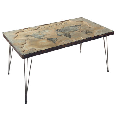Table hexagonale cocktail scandinave