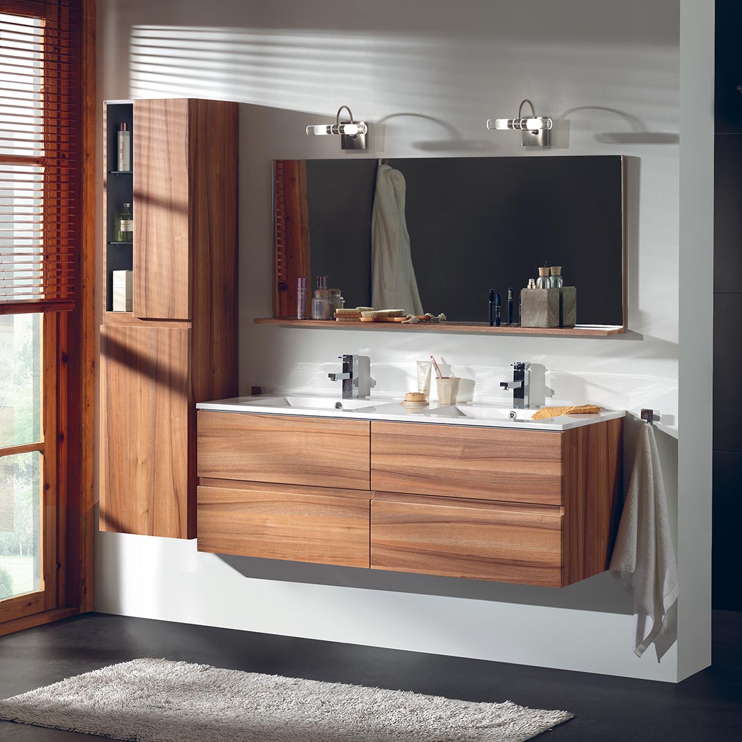 Meuble scandinave salle de bain