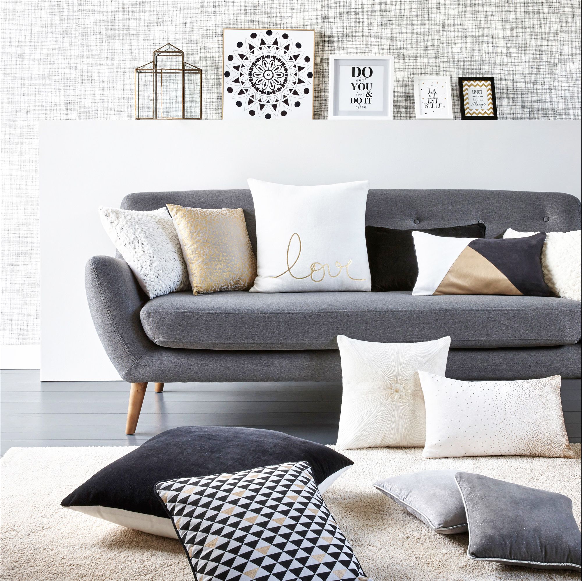 Salon canape scandinave