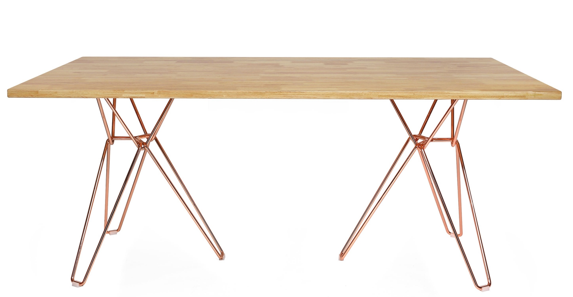 Table cuivre scandinave