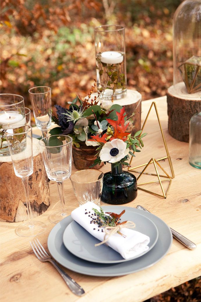Table mariage scandinave
