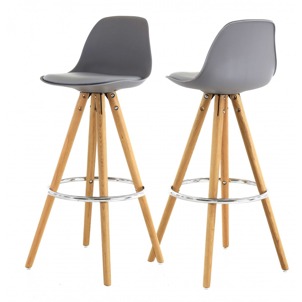 Chaise bar bois scandinave