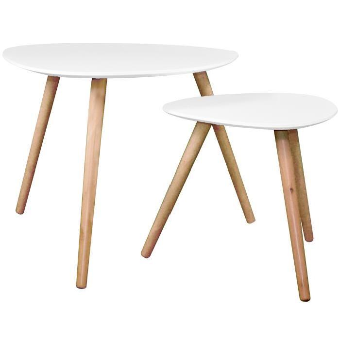 Table de salon scandinave pas cher
