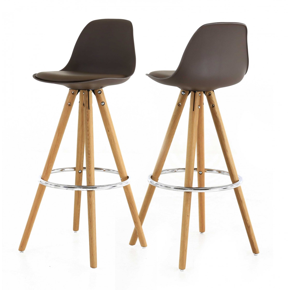 Chaise scandinave haute