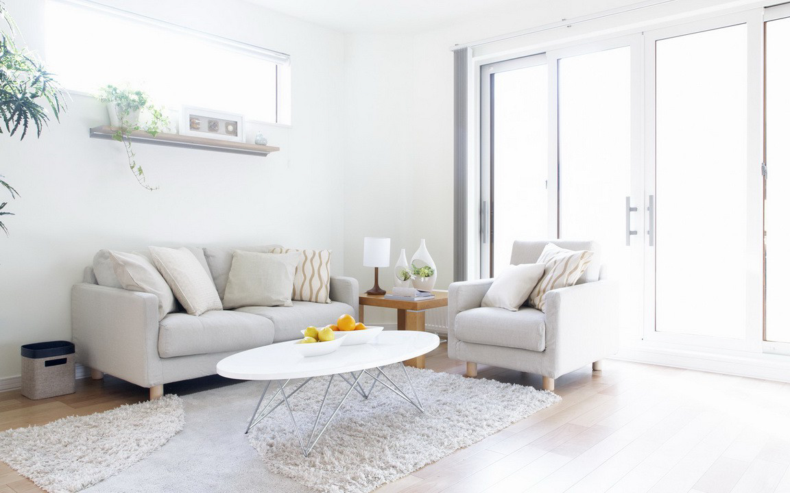Salon contemporain style scandinave