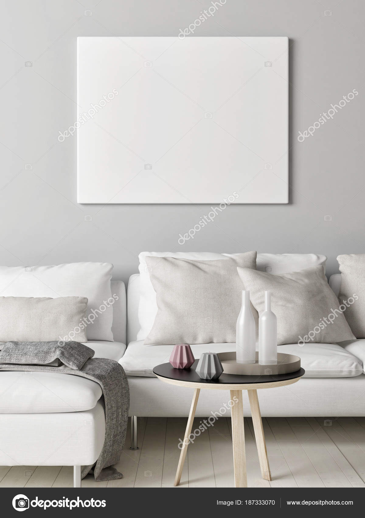 Affiche salon scandinave