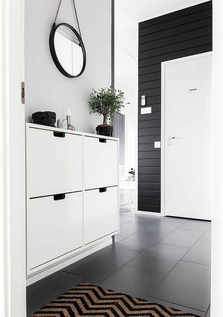 Meuble scandinave pour une entree