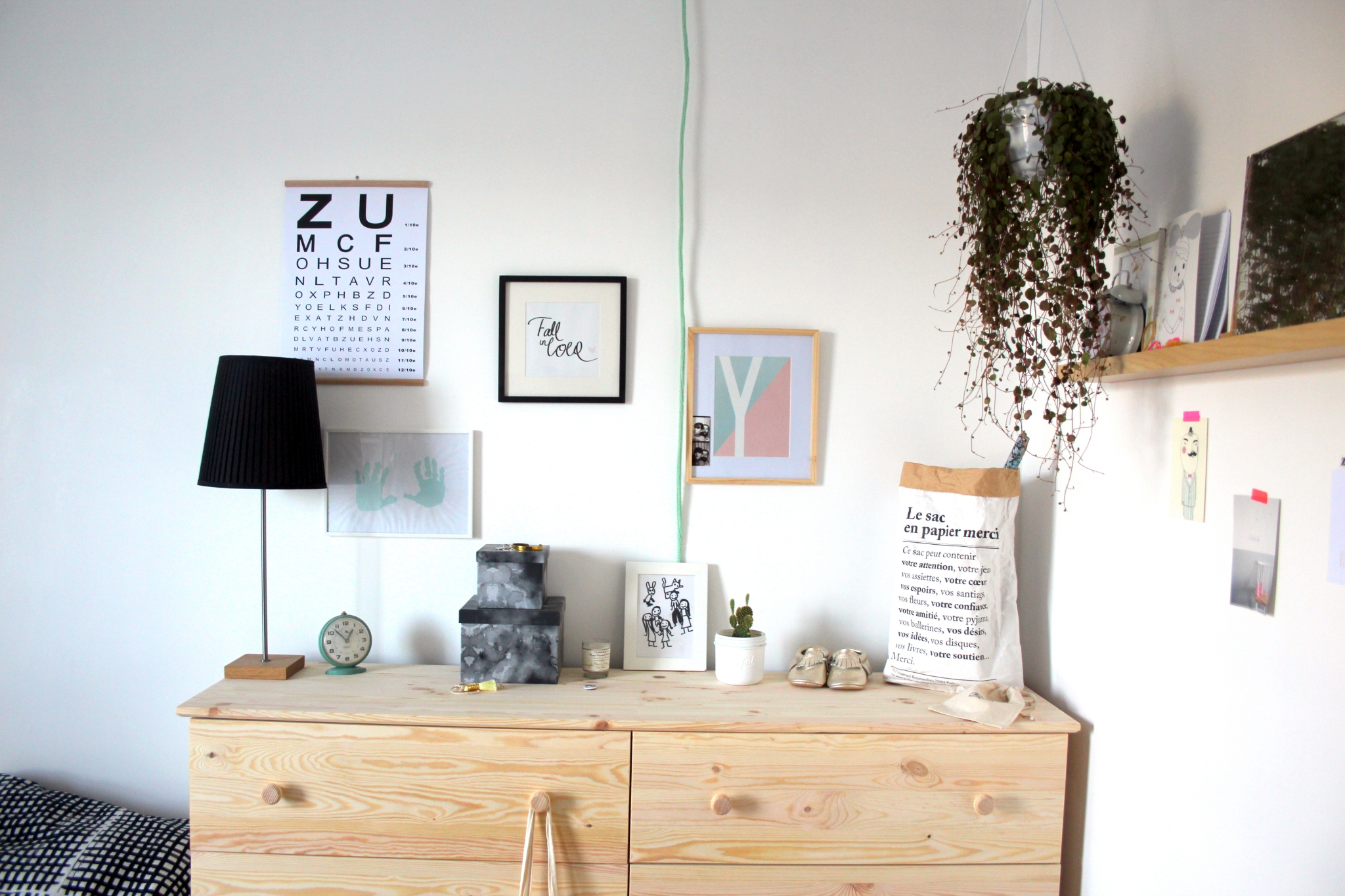 Chambre scandinave meuble