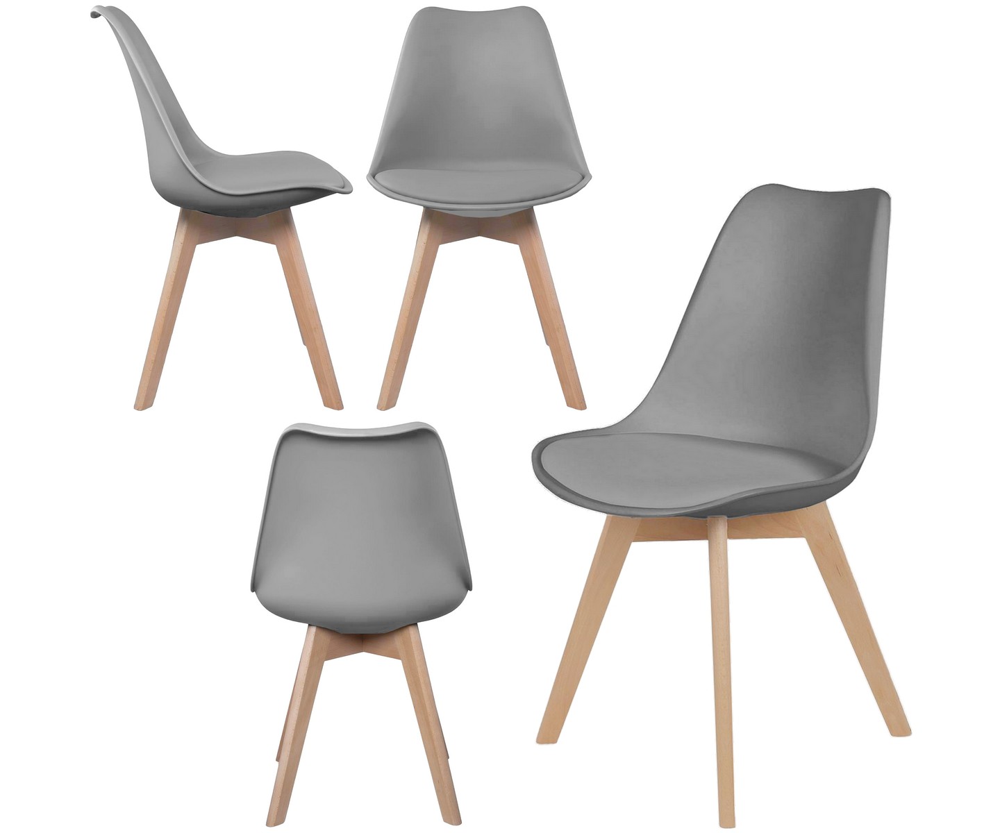 4 chaise scandinave pas cher