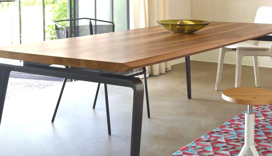 Table salle a manger scandinave avec rallonge