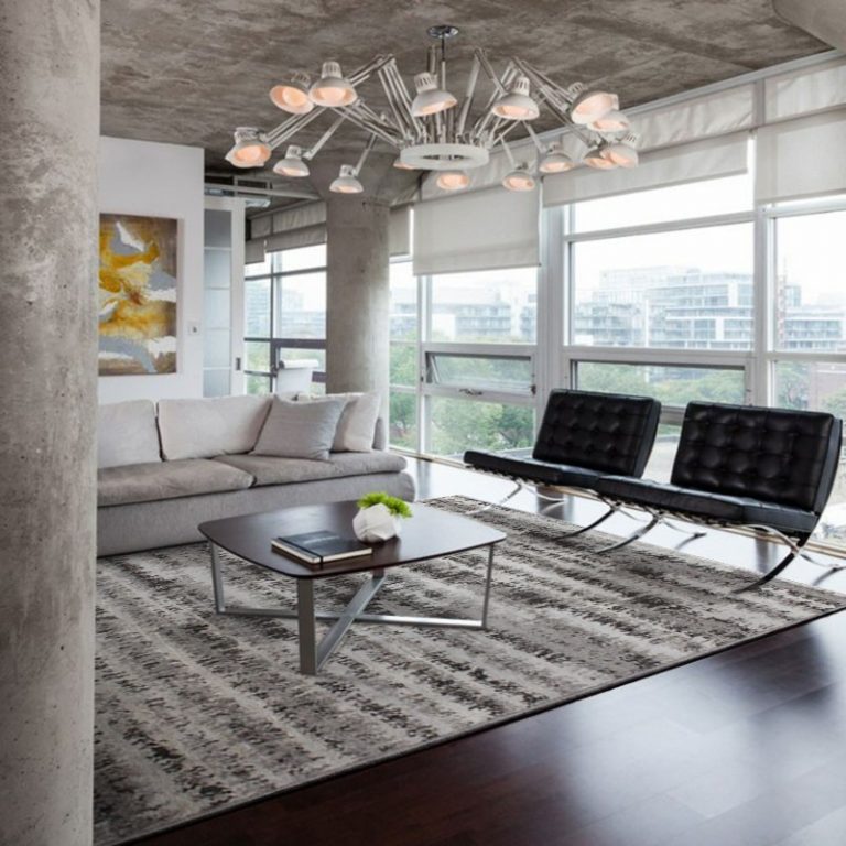 Tapis style scandinave salon