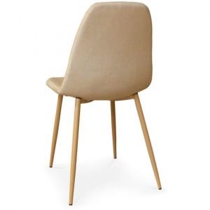 Chaise scandinave tissu auchan