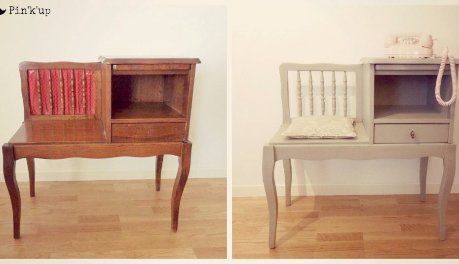 Meuble telephone scandinave