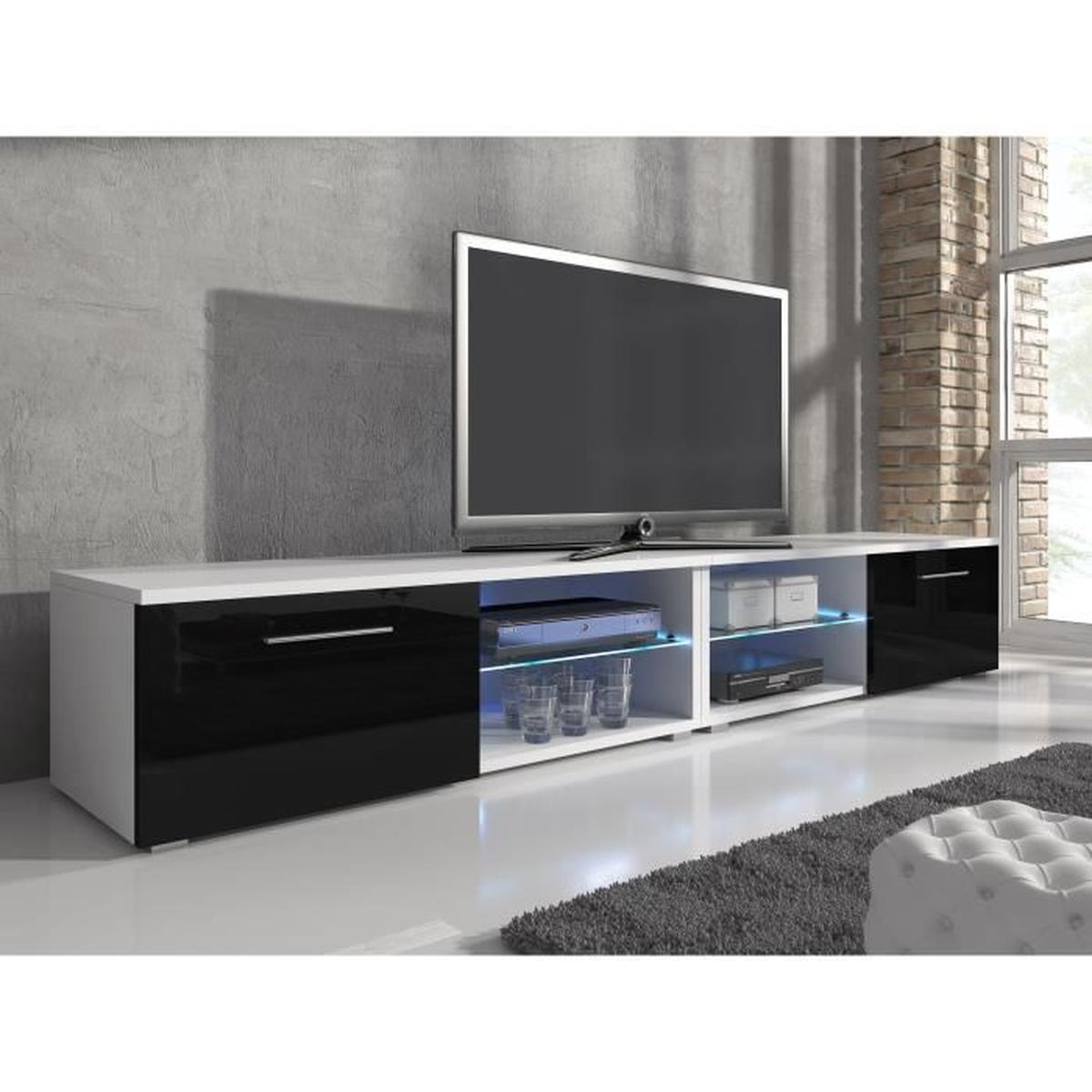 Meuble tv scandinave 240 cm